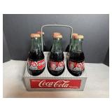 Vtg Coca Cola 6 pack of Dale Earnhardt Jr Coke...