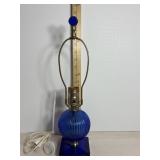 Cobalt blue lamp - untested