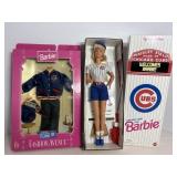 Cubs 1999 Barbie special edition  & 1998 Vtg..