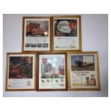 Framed magazine pictures 12' x 15' Studebaker...