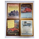 Framed magazine pictures...