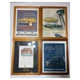 Framed magazine pictures 12' x 15' ...