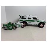 Vtg Hess sport utility vehicle & motorcycles