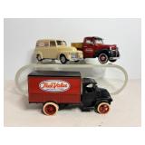 Vtg Dodge Truck & ERTL True Value panel van bank..