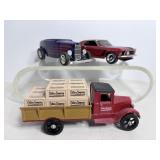 Vtg ERTL 1931 Hawkeye & True Value mustang....