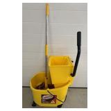 Commercial mop bucket with mop