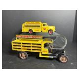 Vtg Coca Cola bottle delivery trucks