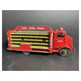 Vtg Coca Cola bottle truck & misc cars & truck