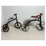 Vtg Cast Iron Toy Tricycle 6'W X 10'D X 7'H...