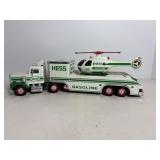 Vtg Hess toy truck with helicopter - untested