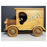 Wooden Coca Cola bank