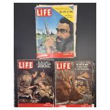 (3) Life Magazines Nov 1955, Dec 1955 & Feb 1955