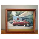 Framed Coca-Cola Nostalgia Print...