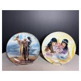 Decorative plates (2) Indian theme