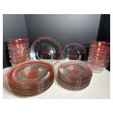 Vtg Coca Cola 12 dinner plates 12 dessert plates..