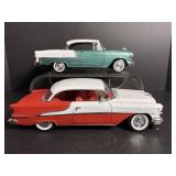 Vtg Chevy Bel-Air, 1955 Olds Super 88 1:18 ...