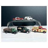 Die cast Coca Cola trucks & car