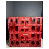 Vtg Coca Cola crates 12'W x 18.5'D x 4'H