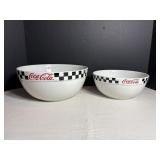 Coca Cola serving bowls by Gibson 10.5' dia & ...