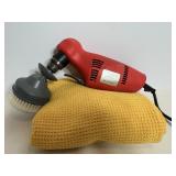 3/8 close quarter drill with brush attachment &...