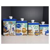 Pillsbury Dough boy canister set, ceramic