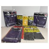 Plastic table covers various sizes & colors