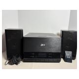 Vtg Compact disc player 3-CD changer with...