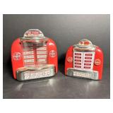 Vtg Coca Cola Juke box & Juke box coaster holder