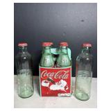 Vtg Coca cola bottles - 4 are unopened