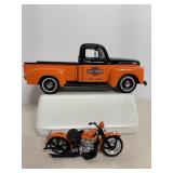 1948 Harley Davidson Ford F1 Pickup & Motorcycle