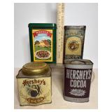 Vintage Collectible Cocoa Tins