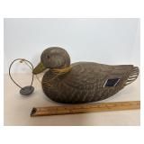 Vintage General Fibre Co Duck Decoy 15"x7"x7"H