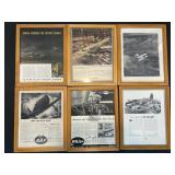 Framed Airplane Pictures 12"x15"