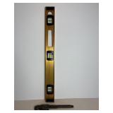 Vintage Fors USA Pipe Wrench & Level