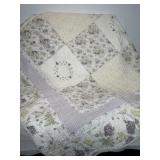 Handmade Quilt 100"x86" edges worn