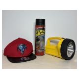 Diamond Baseball Cap, Flash LIght * Flex Seal