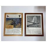 Vintage Framed 12"x15" Pictures