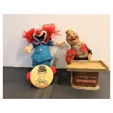 Cragtan Craps Shooter untested & Bozo Doll 11"H