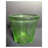Vintage Uranium Glass Measuring Cup