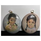 Painted Indian Art Plaques