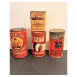 Vintage Collectible Baking Powder Tins