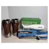Black & Decker Electric Knife, Tumblers & Chopper