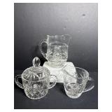 Pitcher, Creamer & Sugar Set