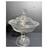 Vintage 10"H Lidded Candy Dish