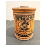 Vintage Collectible Sir Raleigh Tobacco Tin