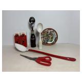 Coca Cola S& P, Ice Cream Scoops 6" Plate & Misc