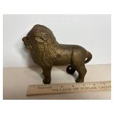Cast Iron Lion Bank