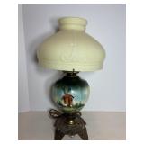 Electric hand Painted Lamp