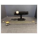 WeNger Wrist & 2 Pocket Watches & Watch Chain