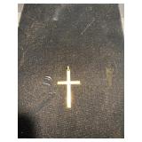 14K Cross 1.25"x2"H